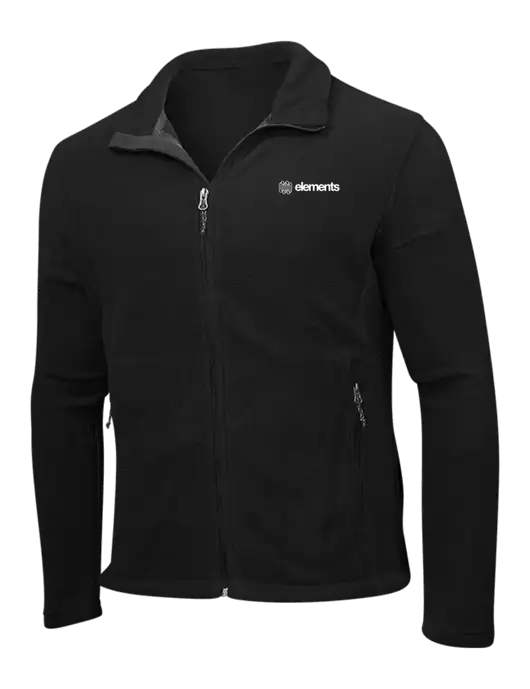 Black Fleece Jacket w/Elements Logo