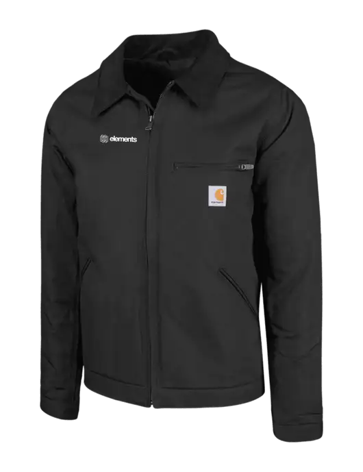 Carhartt Black Duck Detroit Jacket w/Elements Logo