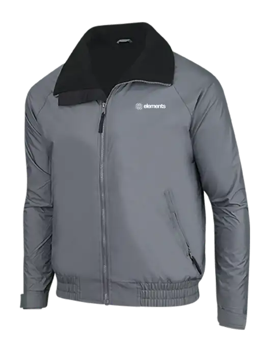 Dark Grey/Black Classic Competitor Jacket w/Elements Logo