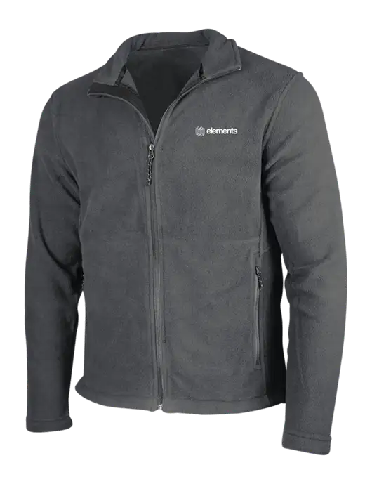 Dark Grey Fleece Jacket w/Elements Logo