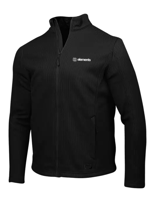 OGIO Blacktop Grit Fleece Jacket w/Elements Logo