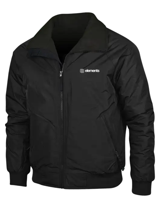 True Black/True Black Classic Challenger Jacket w/Elements Logo