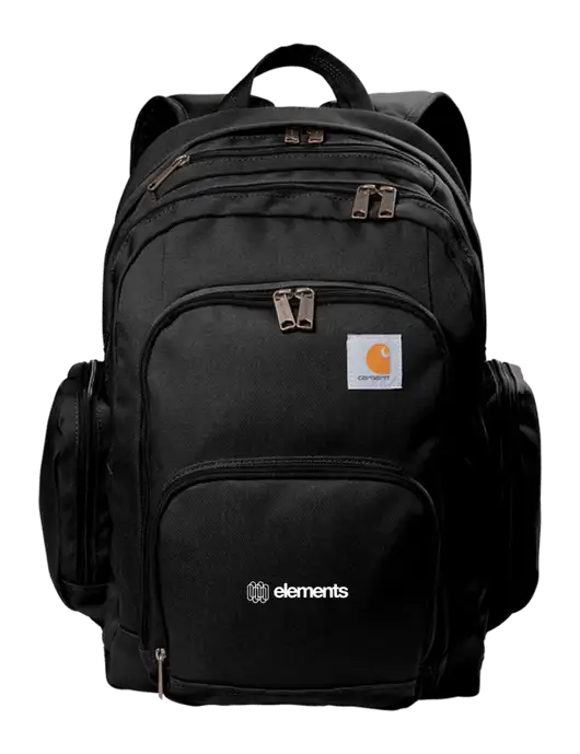 Carhartt Black Foundry Series Pro Backpack w/Elements Logo