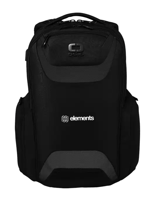 OGIO Black Charcoal Connected Pack w/Elements Logo