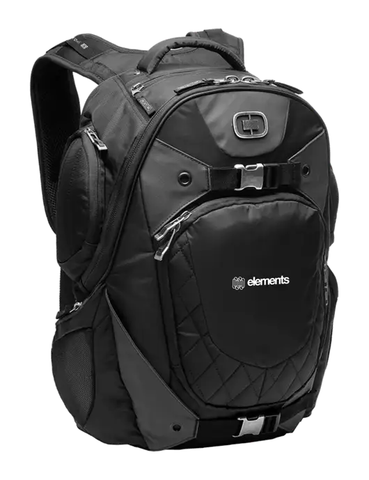 OGIO Black Squadron Pack w/Elements Logo
