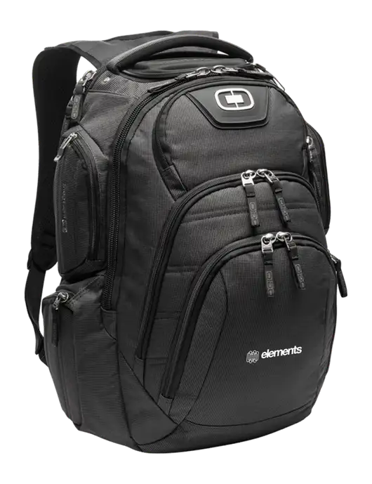 OGIO Black Surge RSS Pack
 w/Elements Logo