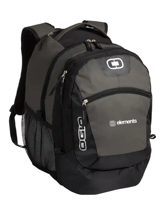 OGIO Grey Rogue Pack
 w/Elements Logo