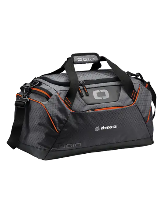 OGIO Tarmac/Orange Catalyst Duffle
 w/Elements Logo
